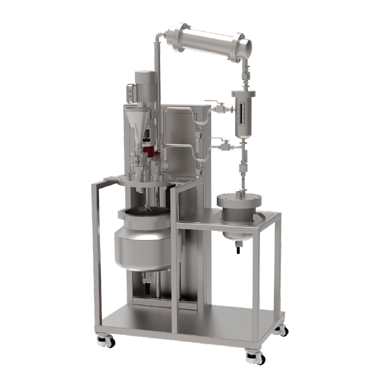 Bollitore atmosferico e sottovuoto a scala pilota in acciaio inossidabile